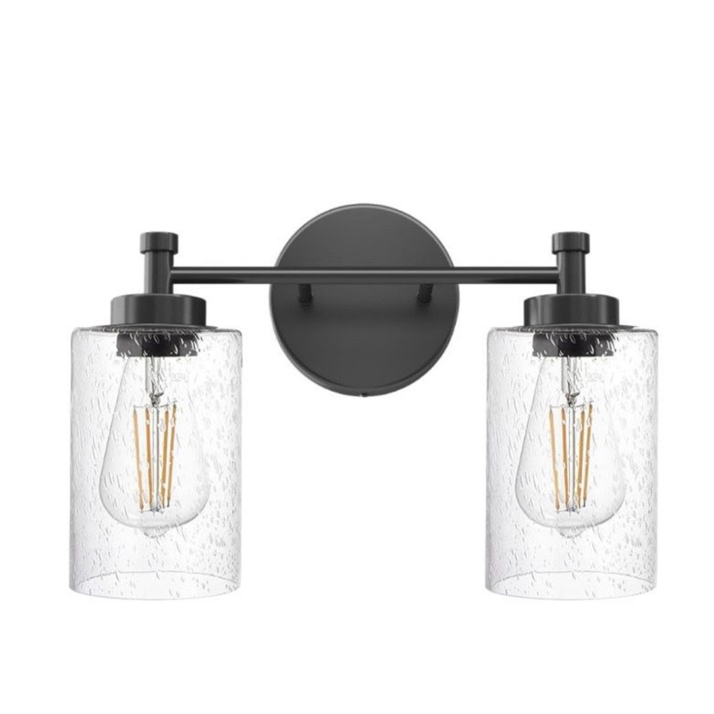 2-Light Bathroom Light Fixtures Over Mirror